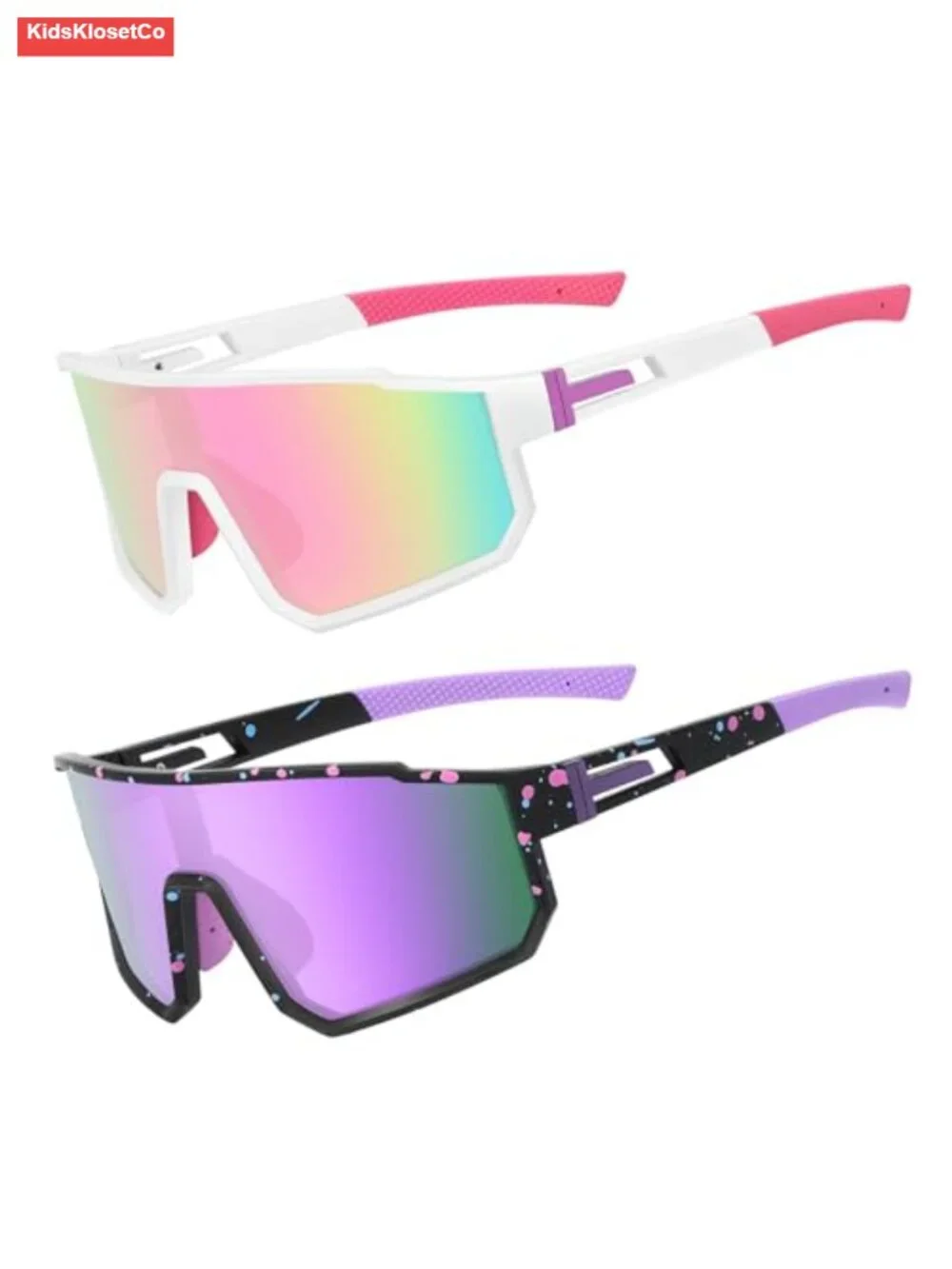 Youth Baseball Sunglasses TR90 Frame Kids Sport Sunglasses for Cycling Softball